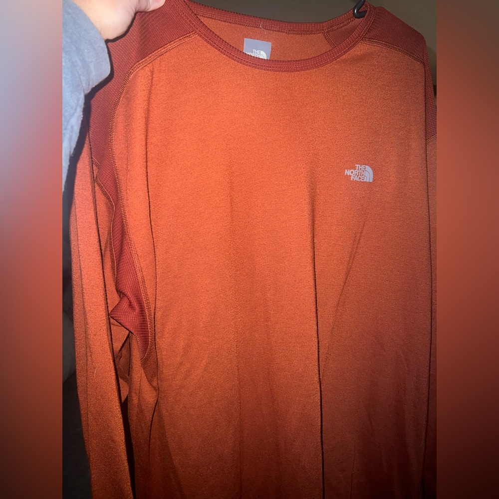 The North Face Orange Long Sleeve Shirt
